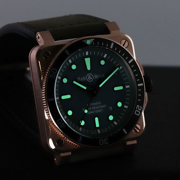 Bell and Ross BR 03 BR0392-D-LT-BR/SRB